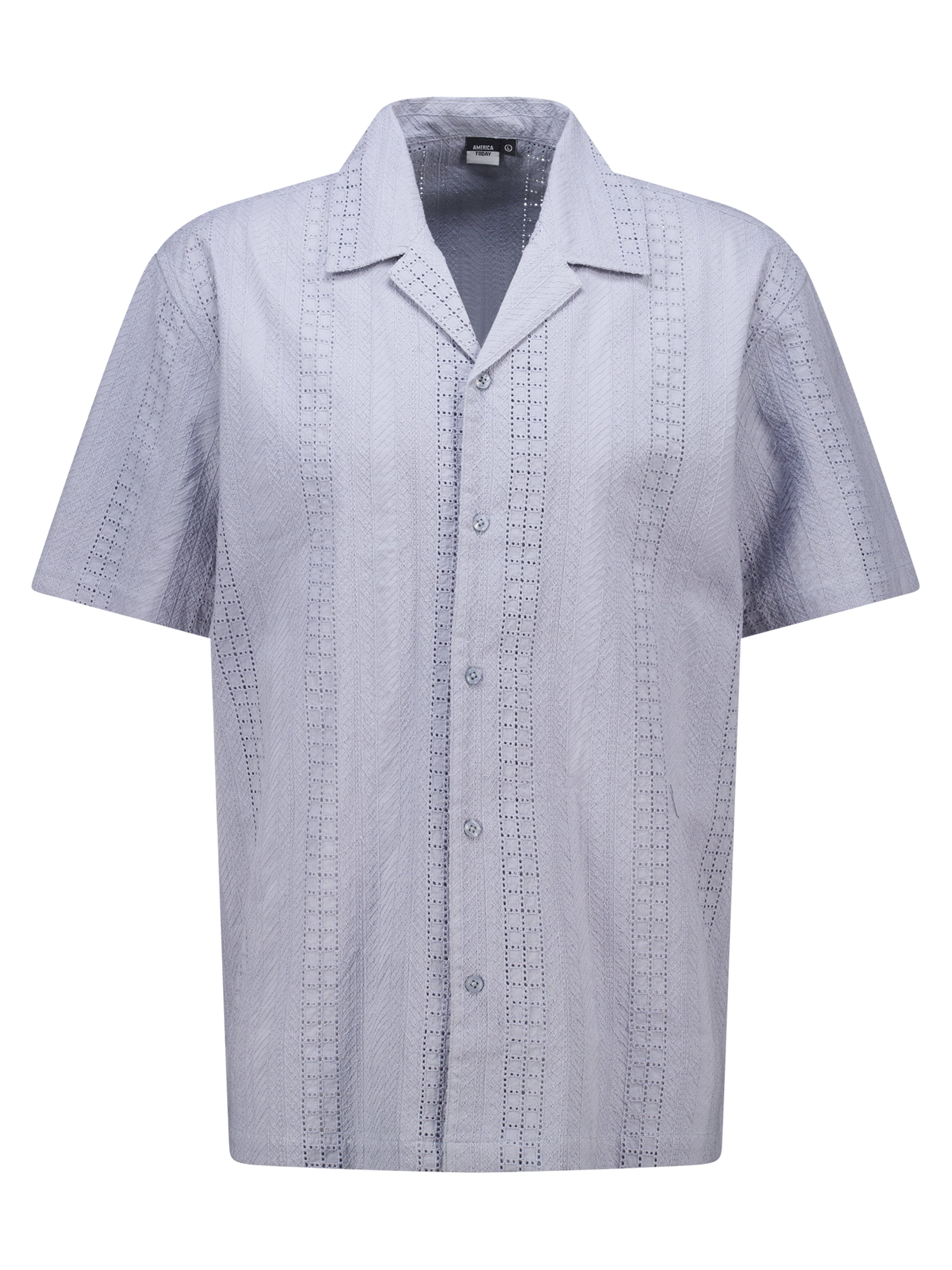 Fit confort Chemise America Today en bleu : devant