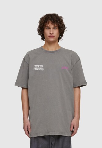T-Shirt 'Blurry Blossom' Lost Youth en gris : devant