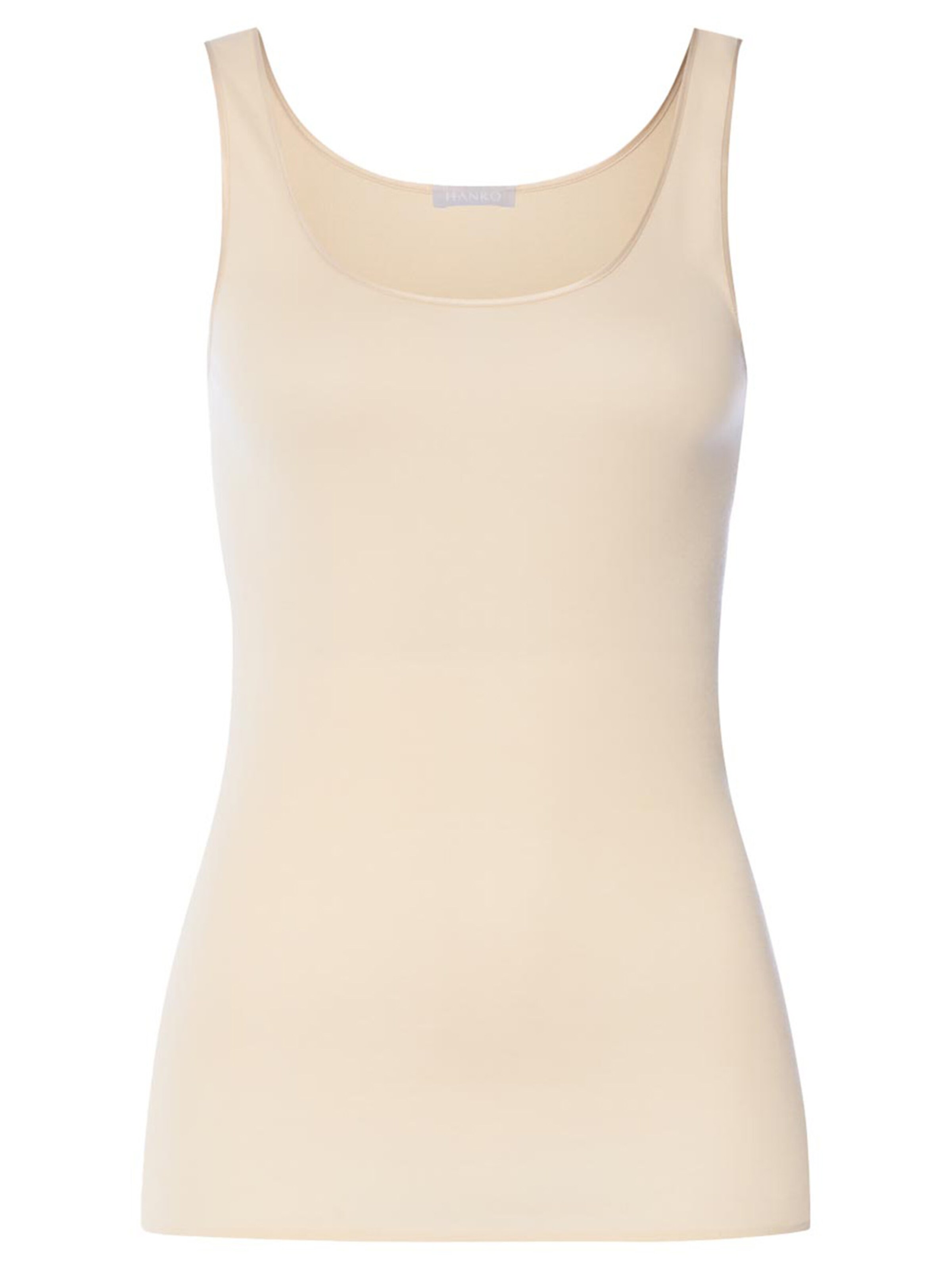 Hanro Undershirt 'Cotton Seamless' in Beige: front