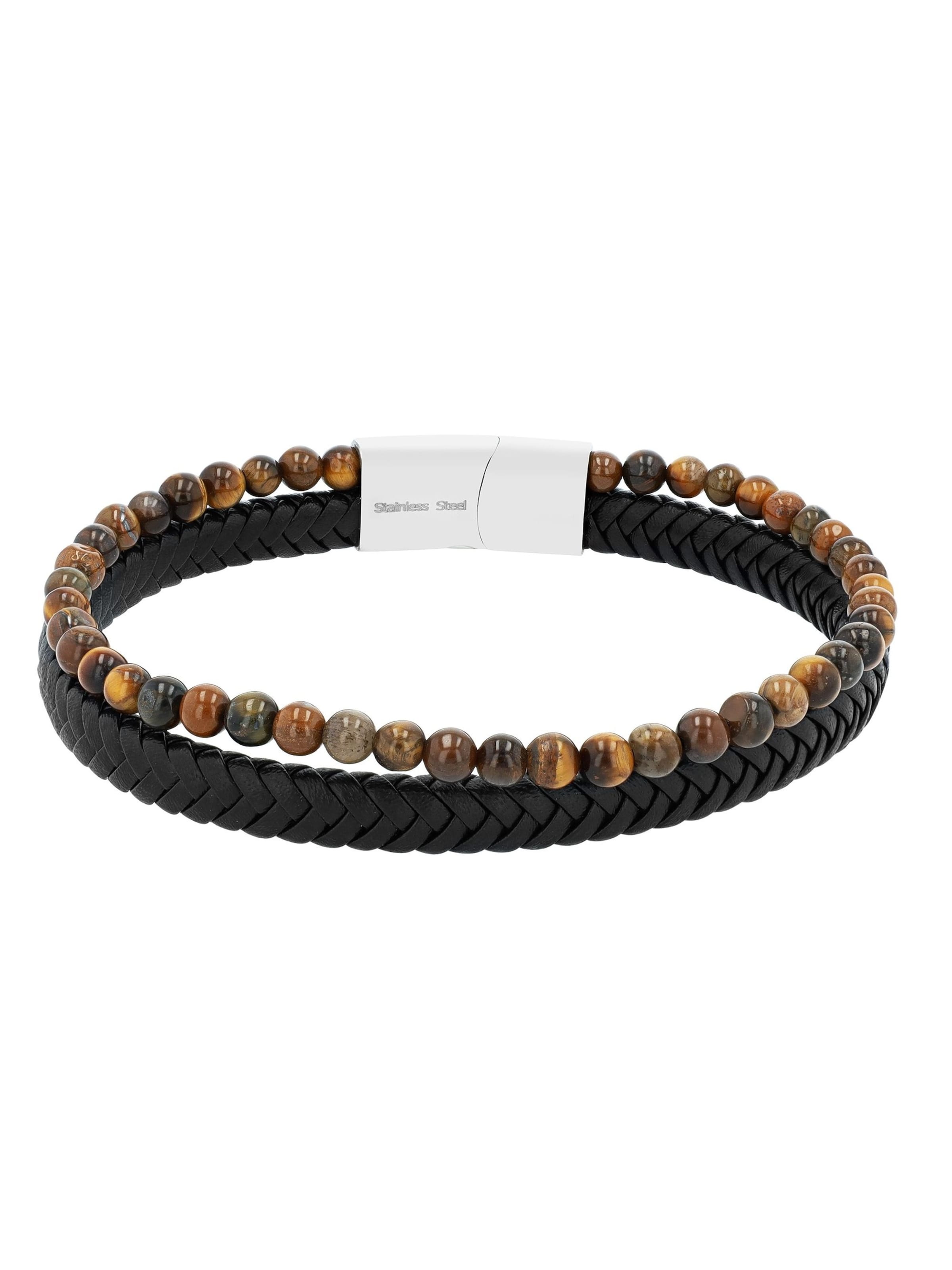 Akzent Bracelet 'Arlo' in Black: front
