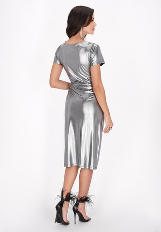 faina Jurk in Zilver