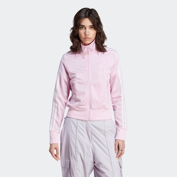 Veste de survêtement 'Adicolor Classics Firebird' ADIDAS ORIGINALS en rose : devant