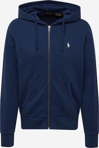 Polo Ralph Lauren Sweat jacket in Blue: front
