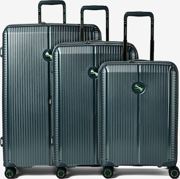 Polestream (STRZ) Suitcase Set 'Paris' in Green: front