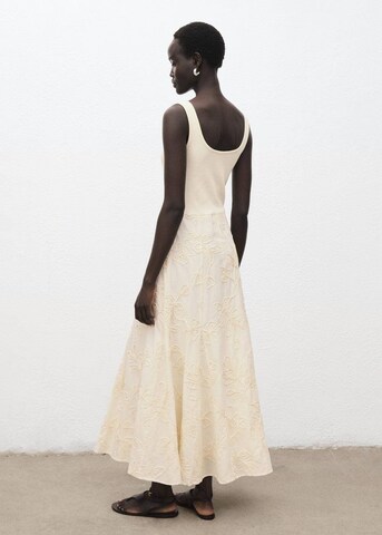 MANGO Kleid in Beige