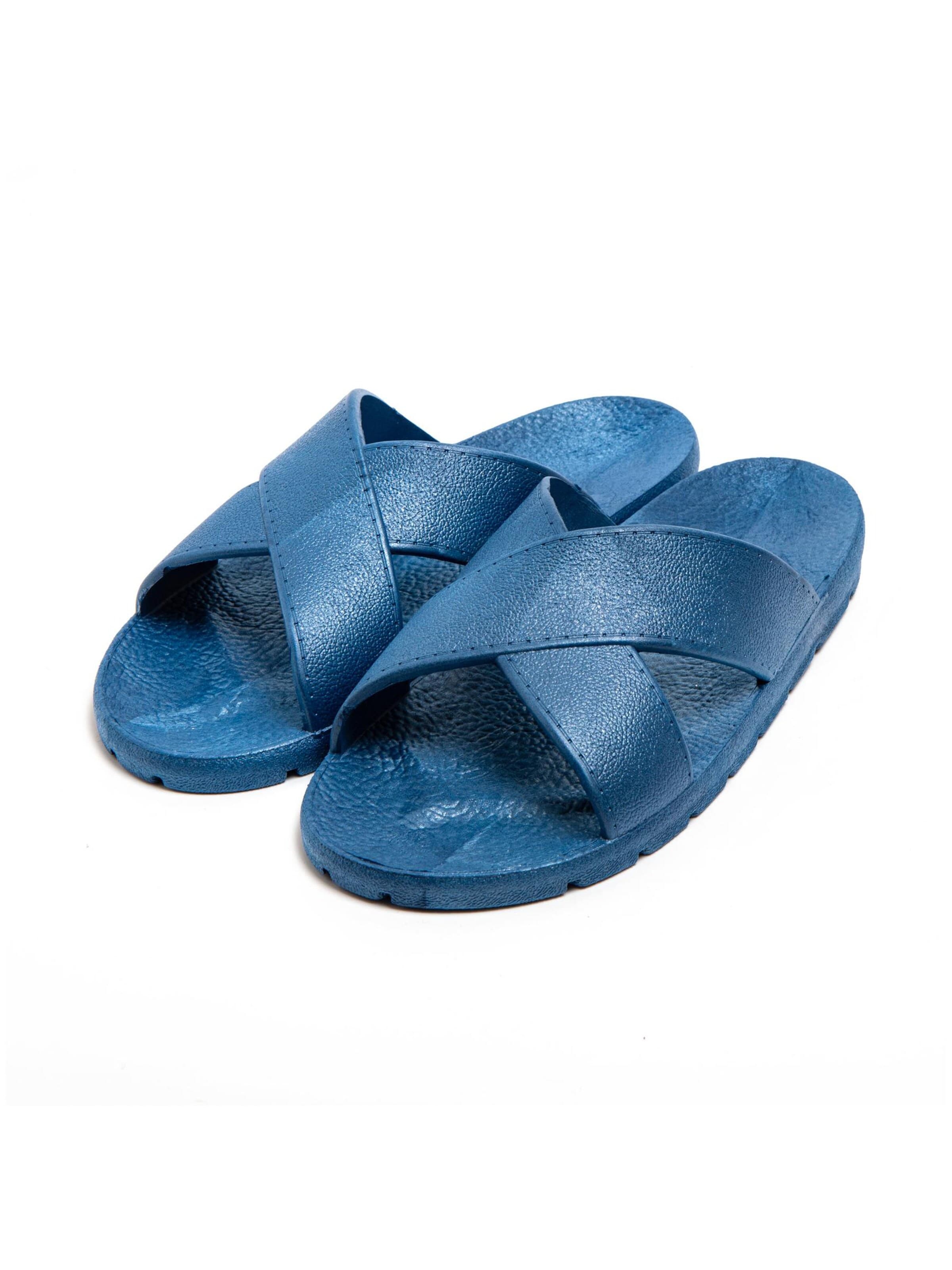Zoccoletto 'Loopz' di Brasileras in blu