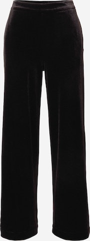 Someday Szeroka nogawka Spodnie 'Celvet' w kolorze czarny: przód