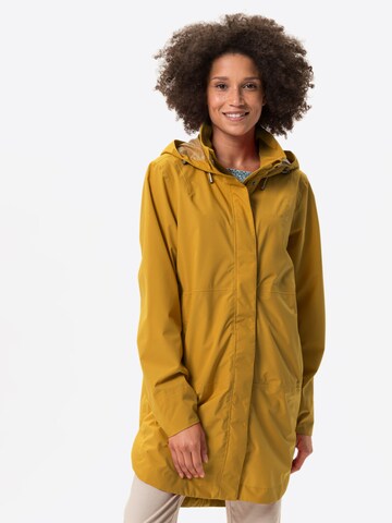VAUDE Outdoor Coat 'Mineo' in Yellow: front