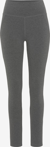 VIVANCE Skinny Sportbroek in Grijs: voorkant