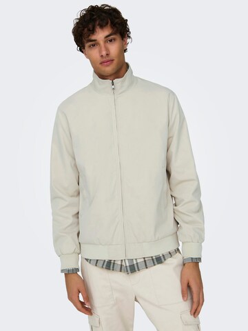 Only & Sons Between-Season Jacket 'ALEXANDER' in Grey: front