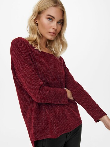 ONLY - Pullover 'Alba' em vermelho