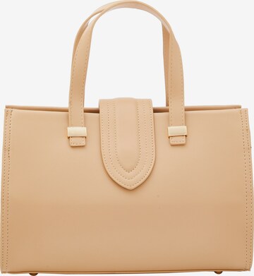 Usha Handtas in Beige: voorkant