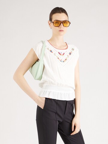 King Louie Blouse 'Selly' in Beige: voorkant