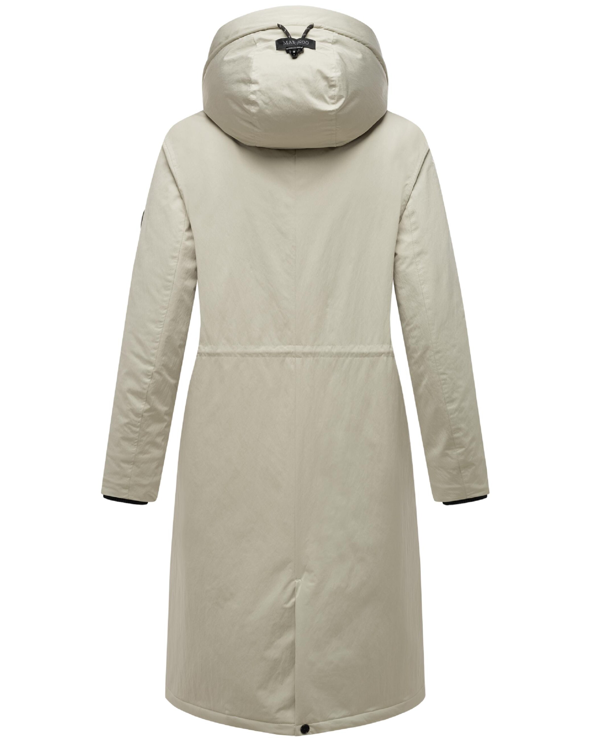 Palton de primăvară-toamnă de la MARIKOO pe bej