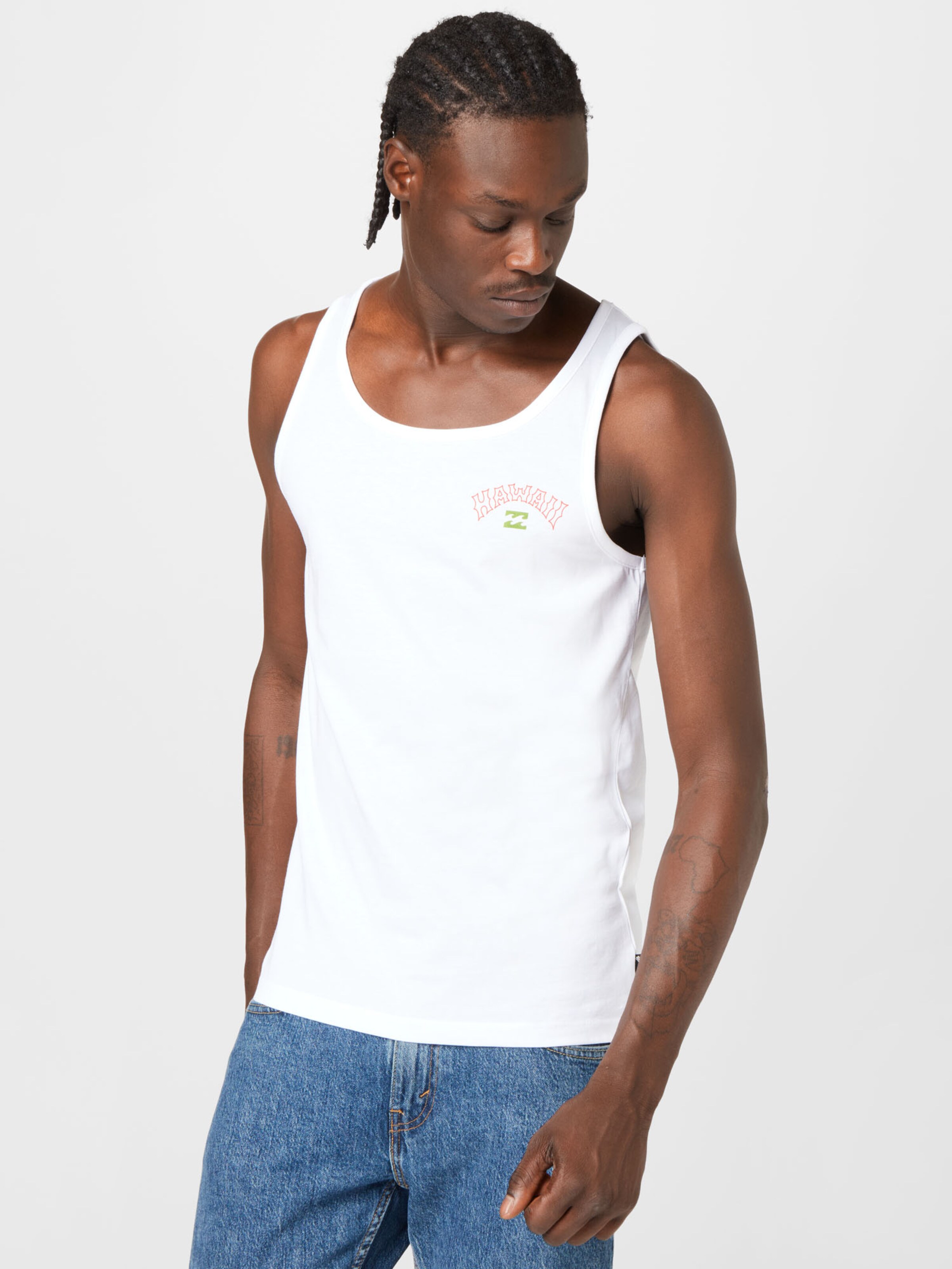 Männer Shirts BILLABONG Top 'Arch Dreamy Place' in Weiß - PD18319 Männer Shirts BILLABONG Top 'Arch Dreamy Place' in Weiß - PD18319
