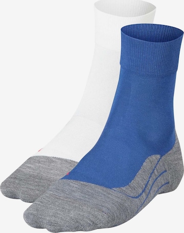 Chaussettes de sport FALKE en bleu : devant