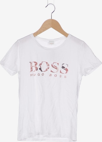 BOSS Orange Top & Shirt in XS in White: front