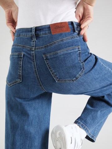 ONLY Wide leg Jeans 'WAUW' in Blauw