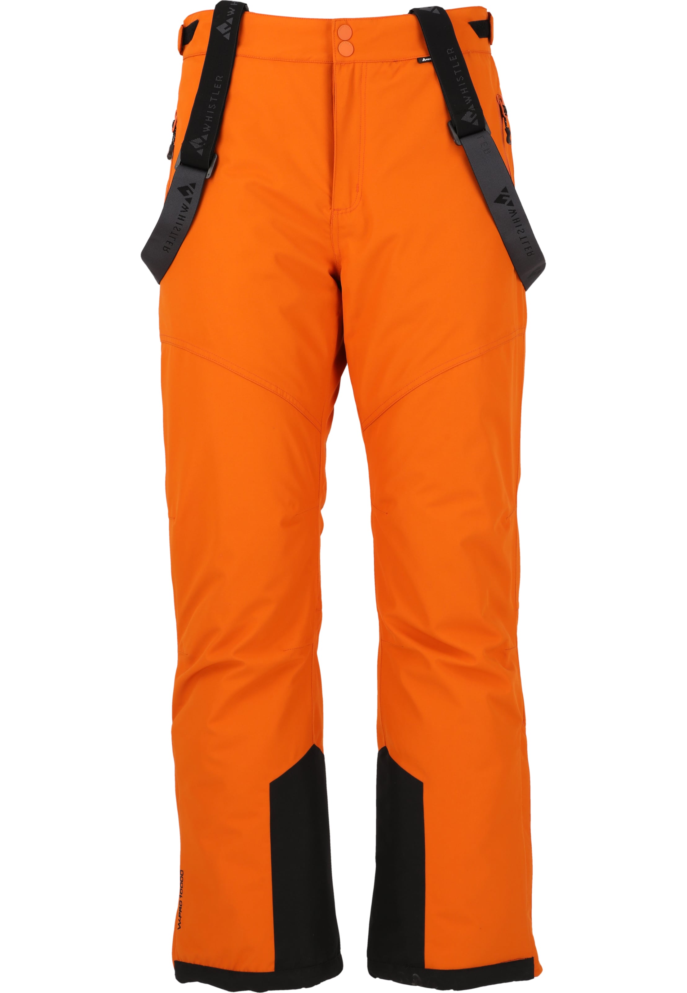 Whistler Regular Skihose 'Drizzle' in Orange: Vorderseite