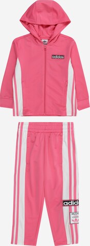 ADIDAS ORIGINALS Träningsoverall i rosa: framsida