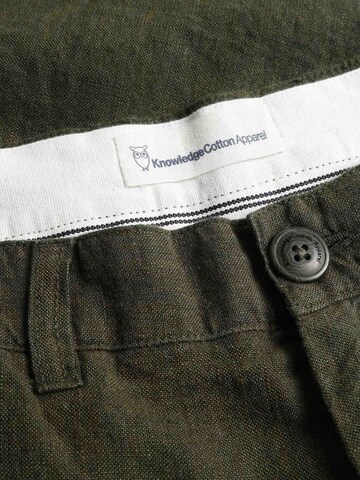 KnowledgeCotton Apparel Regular Pants in Green