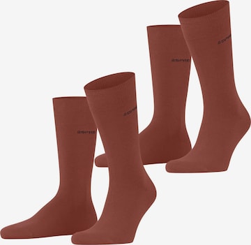 ESPRIT Socken 'Basic Uni 2-Pack' in Rot: Vorderseite