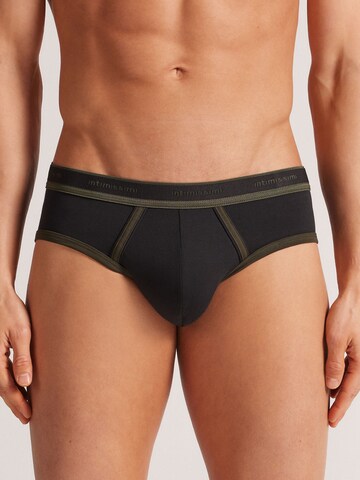 INTIMISSIMI Slip in Schwarz: Vorderseite