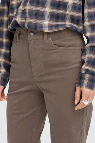 évasé Pantalon Pulz en beige