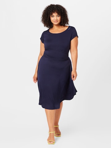 Ragwear Plus Dress 'IVONE' in Blue: front