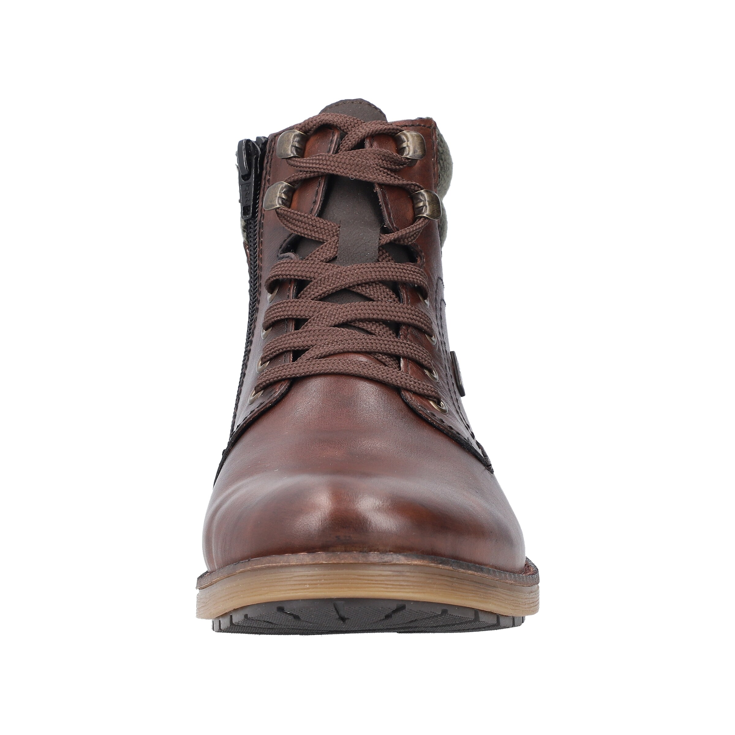 Bottines à lacets Rieker en marron