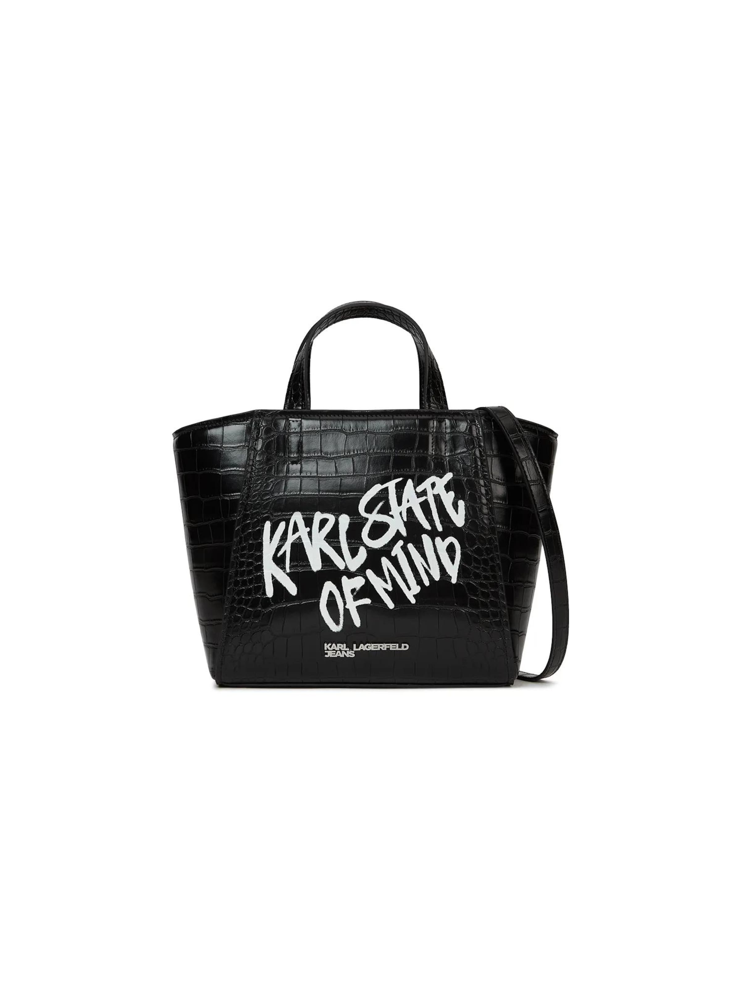 Sacs à main KARL LAGERFELD JEANS en noir : devant