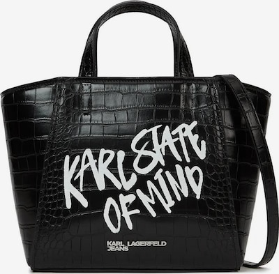 KARL LAGERFELD JEANS Kabelka ve velikosti One Size - černá / bílá, Produkt