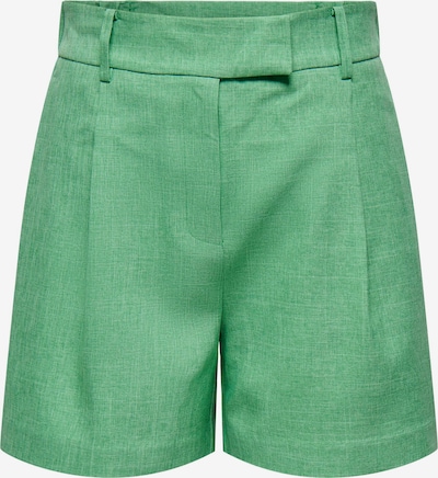 ONLY Voltidega püksid 'LINDA' meleeritud roheline, Tootevaade