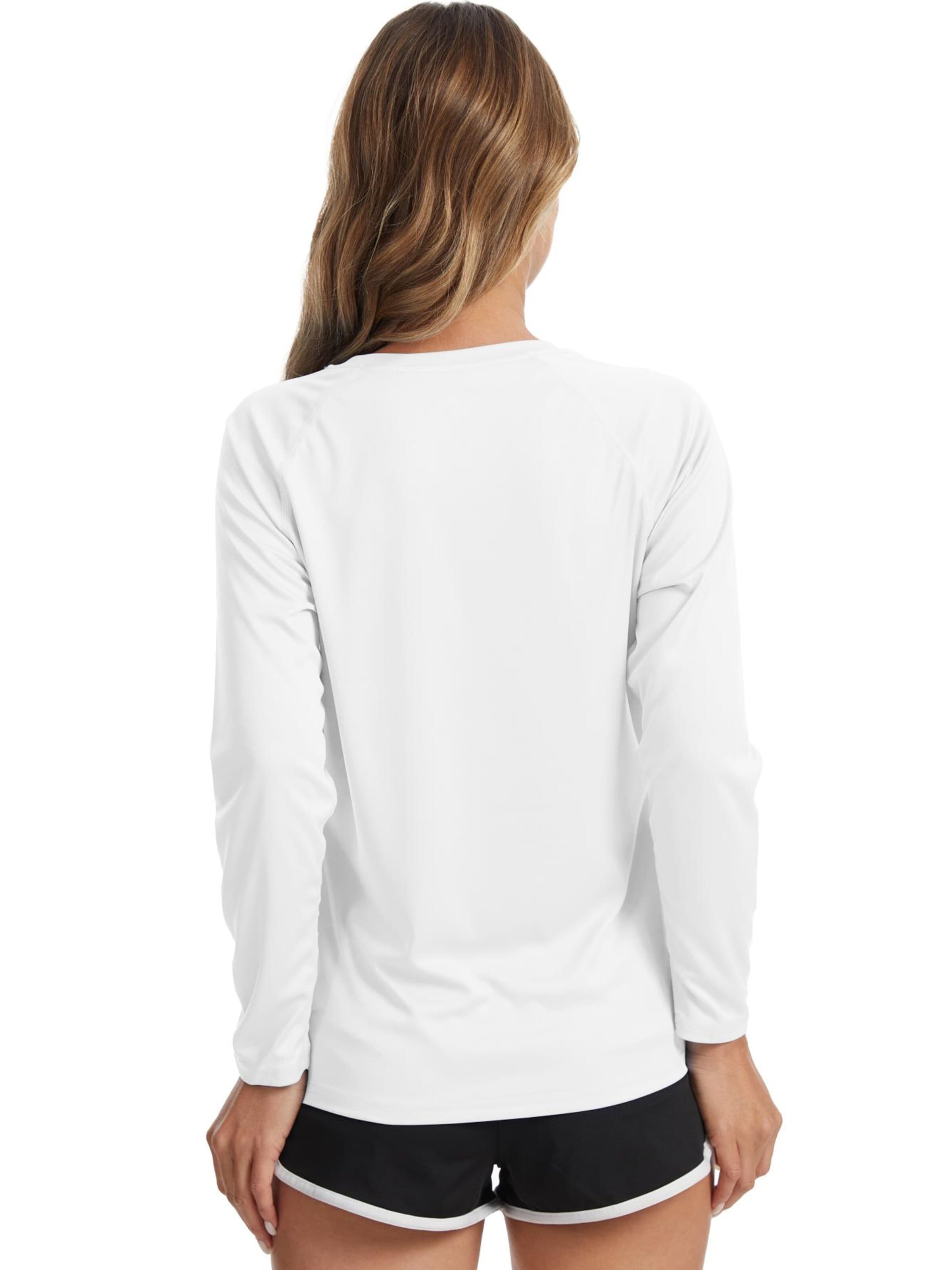 Haut de sport 'UV Protection Shirt' MEETWEE en blanc
