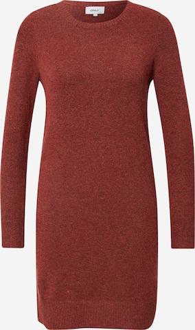 ONLY Knitted dress 'RICA' in Red: front