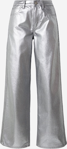 ADIDAS ORIGINALSWide Leg/ Široke nogavice Traperice 'FIREBIRD' - srebro boja: prednji dio