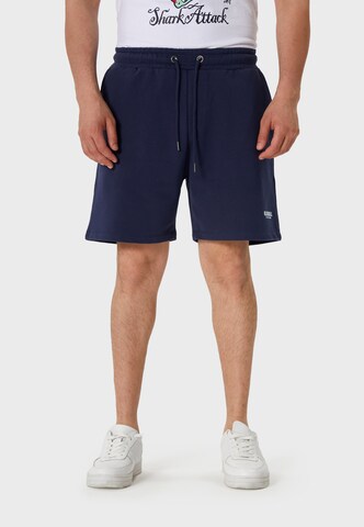 Oldskull Regular Sweatshorts 'Basic Osk' in Blau: Vorderseite