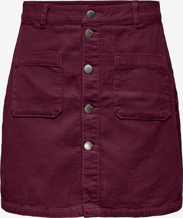 JDY - Falda 'JDYSHIRAZ' en rojo: frente