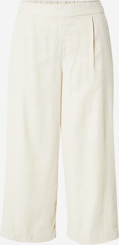 ONLY Wide leg Pleat-front trousers in Grey: front