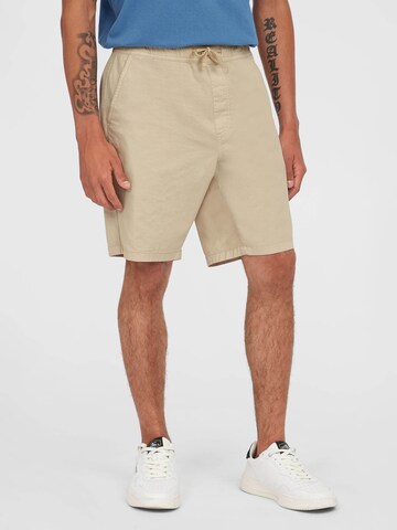 Regular Pantaloni de la O'NEILL pe bej: față