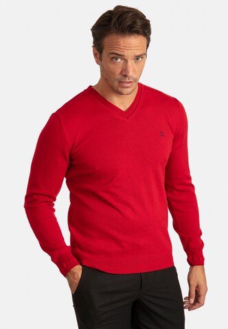 Sir Raymond Tailor Sweater 'Los Angeles' in Red