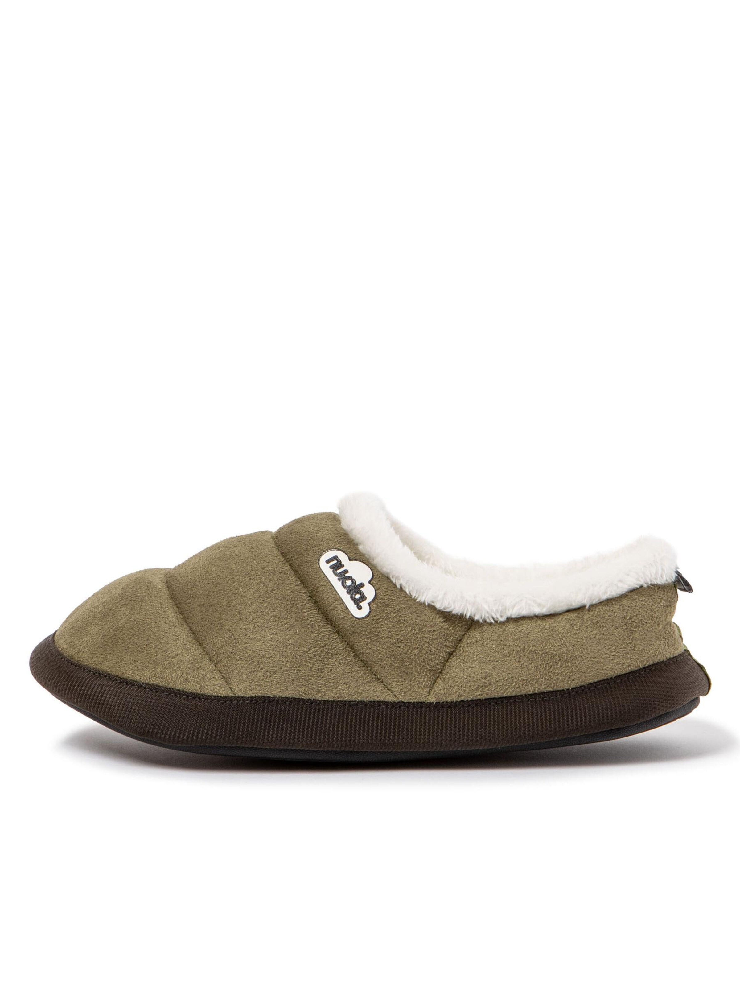 Pantoufle 'Classic Velvet' Nuvola. en vert : devant