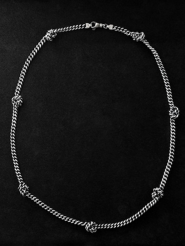 REYTEL - Cadena 'KNOTEN' en plata