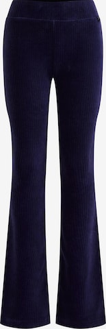 WE Fashion Flared Leggings in Blauw: voorkant