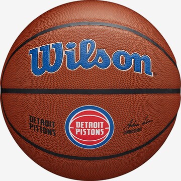 Balle 'NBA Team Alliance Detroit Pistons' WILSON en marron : devant