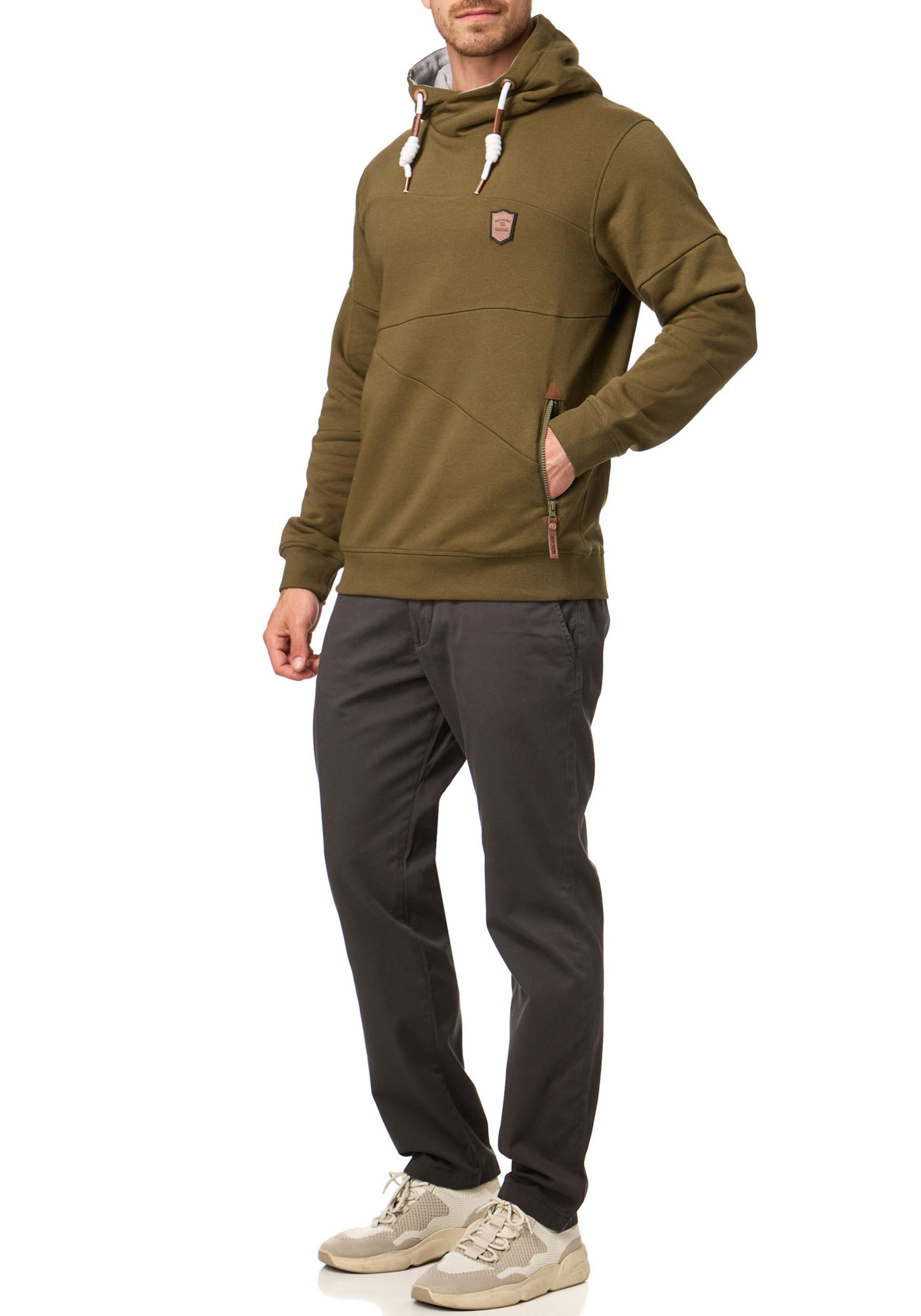 INDICODE JEANS Sweatshirt in Green