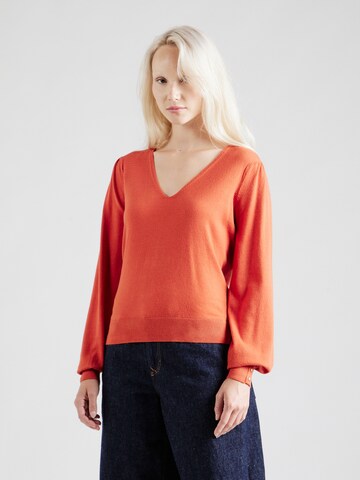 VERO MODA Свитер 'VMHOLLYKARIS' в Красный: спереди