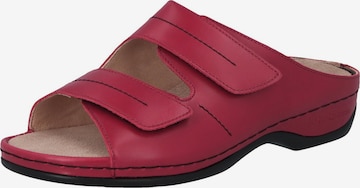 BERKEMANN Mules 'Daria' in Red: front