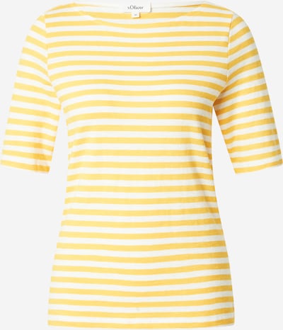 Marškinėliai iš s.Oliver, spalva – aukso geltonumo spalva / balta, Prekių apžvalga
