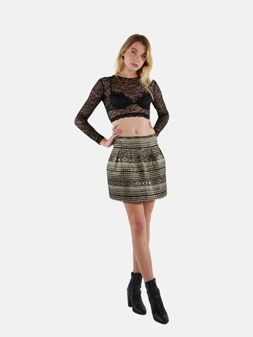 TOOche Skirt 'Goldjupe' in Gold: front